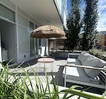 Huge patio condo in Kensington with private entry