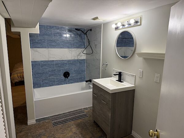 One bedroom basement