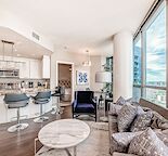 Luxury 22nd-Floor Corner Unit with Panoramic Views near BMO, LRT, & DT