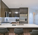 FULLY FURNISHED 1 bedroom + den downtown with impeccable accessibility