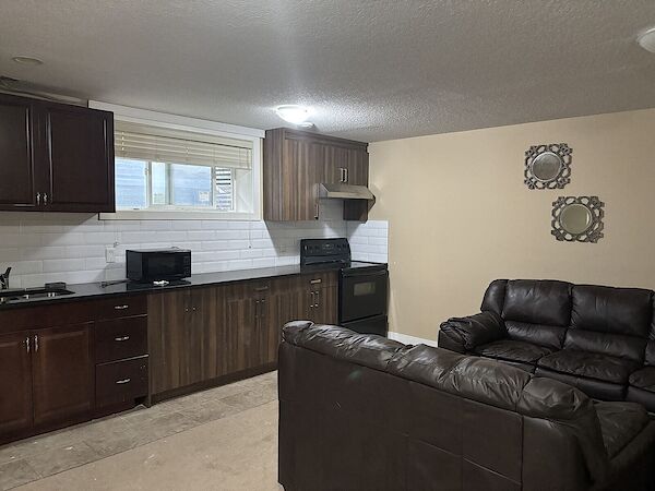 Basement with private entrance