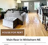 Bright 3-Bedroom Main Floor Bungalow with Solar Panels & Double Garage