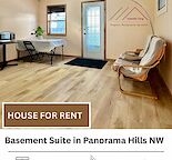 All included: Furnished Bright 2-Bed Walk-Out Legal Basement in Panorama Hills