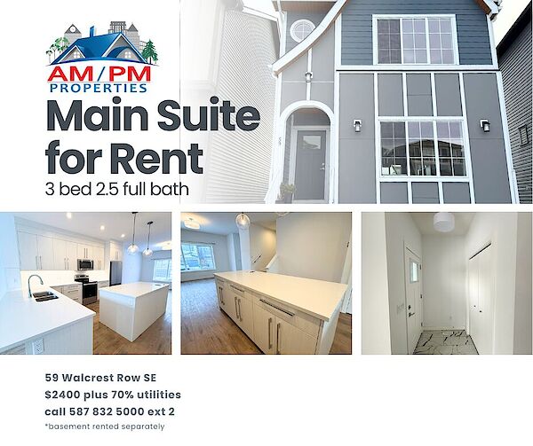 Calgary 3 bedrooms Main Floor for rent. Property photo: 706730-2