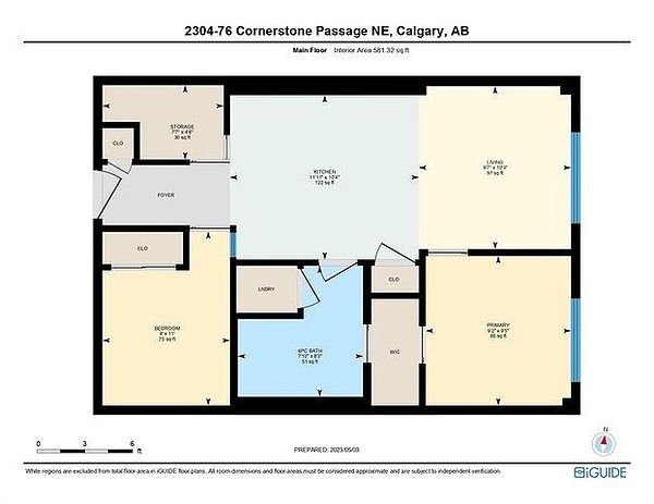 Calgary 2 bedrooms Condo Unit for rent. Property photo: 721900-2