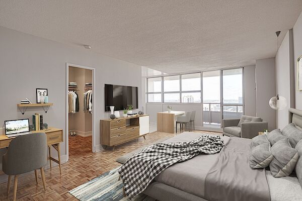Toronto bachelor bedrooms Apartment for rent. Property photo: 729370-3