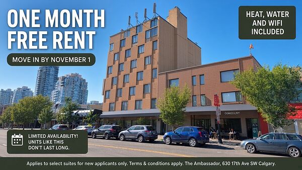 Live Above the Energy at The Ambassador | 17th Ave SW