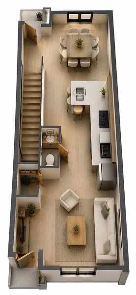 Calgary 4 bedrooms Townhouse for rent. Property photo: 747516-2