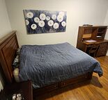 Large furnished private room, on shared main floor