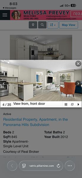 Calgary 2 bedrooms Condo Unit for rent. Property photo: 750052-3