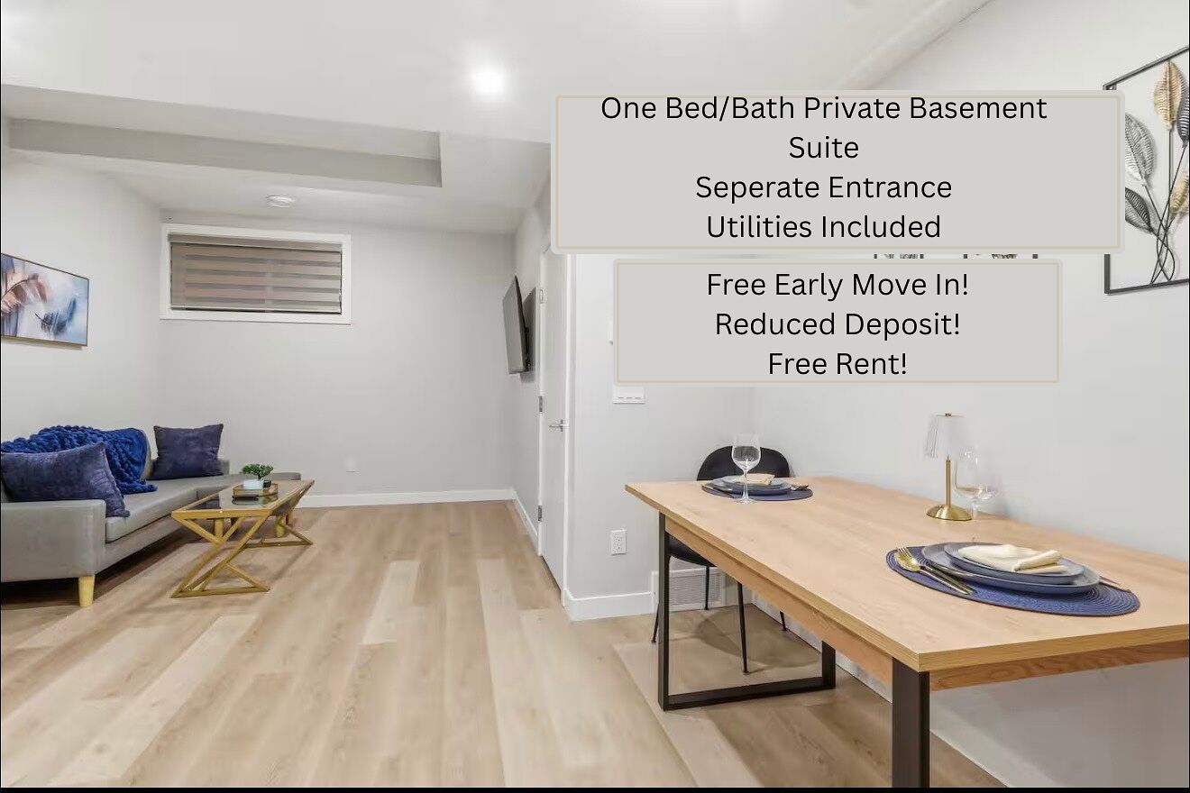Calgary 1 bedroom Basement for rent. Property photo: 750841-1