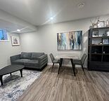 Modern Furnished Private Basement Living Space for Rent in Auburn Bay