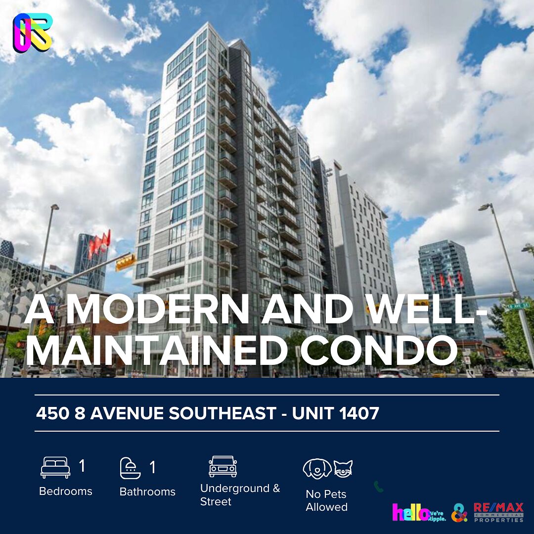 Calgary 1 bedroom Condo Unit for rent. Property photo: 753720-1