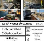 Fully-Furnished 2-Bedroom + Den [Ready with all your needs]