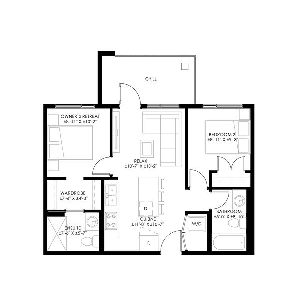 Calgary 2 bedrooms Condo Unit for rent. Property photo: 754750-2