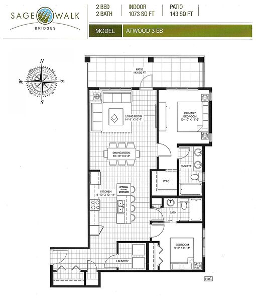 Calgary 2 bedrooms Condo Unit for rent. Property photo: 754899-3