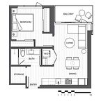 Cozy Beltline Condo | 1 Bedroom + Flex + Underground Parking