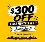 Bright 1 Bed in Beltline — $300 Off First Month
