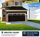 Brand New Legal 2 Bedroom Basement Suite for Rent – Ambleton, Calgary NW