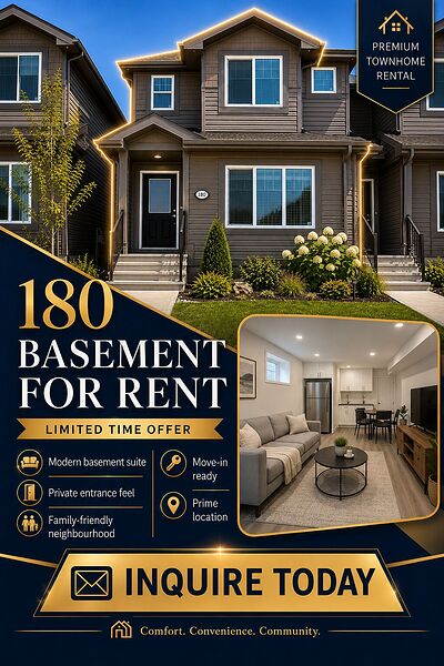 Brand new legal basement suite on Chappelle Drive