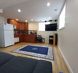 1 huge room in 2 bedroom basement