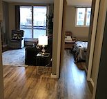 Eau Claire FULLY FURNISHED Executive 1 BR: Walk to Work, Close to LRT Train