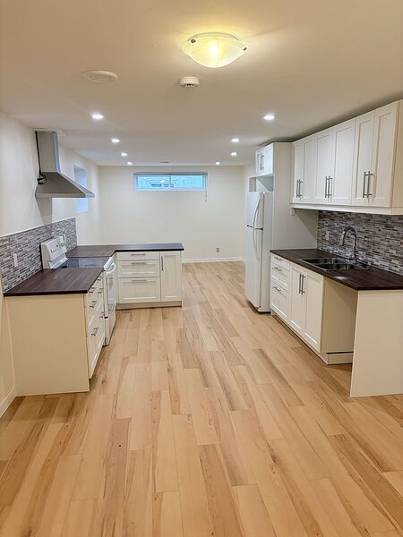 Newly Renovated 2 Bed 1 Bath Basement Suite w/ Den