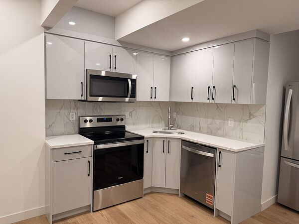 K-9 Living spirit catholic school in Legacy 2 bed and 2 full Bath basement suit