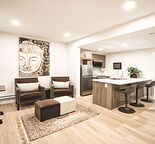 Brand-New, Fully Furnished 2-Bedroom Legal Basement Suite with Private Entrance — Lakeview, Calgary