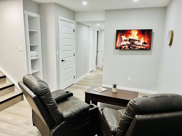 Furnished 2BR Basement Suite in Airdrie | All Utilities Included