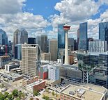 Fantastic city view! Air-conditioned, 1bed, 1bath, 1 underground parking stall.