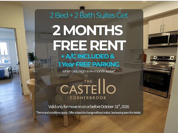 The Castello - BRAND-NEW 1 & 2 BEDROOM RENTALS IN NE | 1 Month FREE Rent