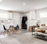 Incredible oversized basement suite with large windows. 2 beds, 1 bath