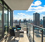 Gorgeous, 28th Floor, 2 Bed, 2 Full Bath, Sub-Penthouse for Rent with Endless Views