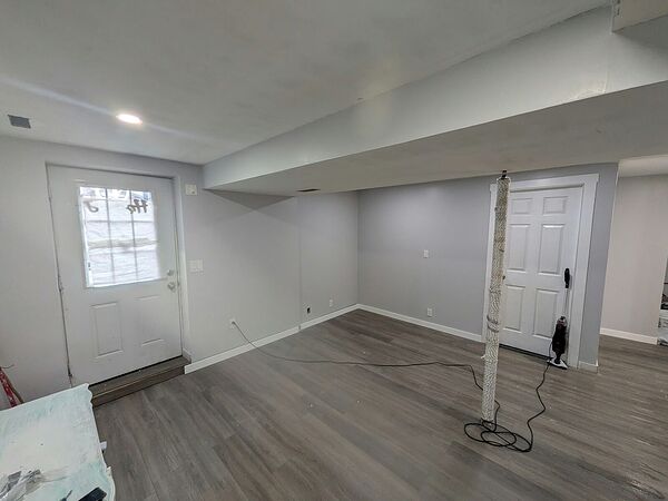 2 bedroom newly painted large basement for rent near Rundle LRT