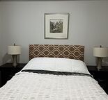 Private bedroom with full ensuite bathroom