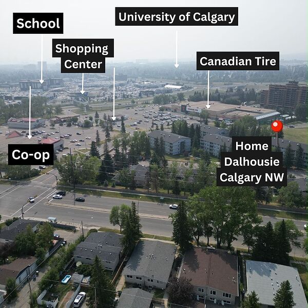 2BED Condo NW Calgary Near University of Calgary Dalhousie